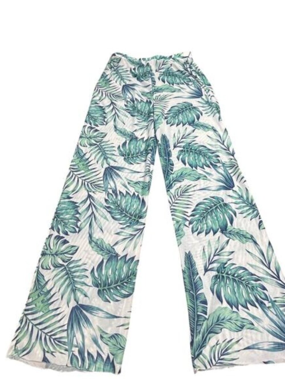 Printed tropical sheer youth 12-13 swimsuit cover up pants